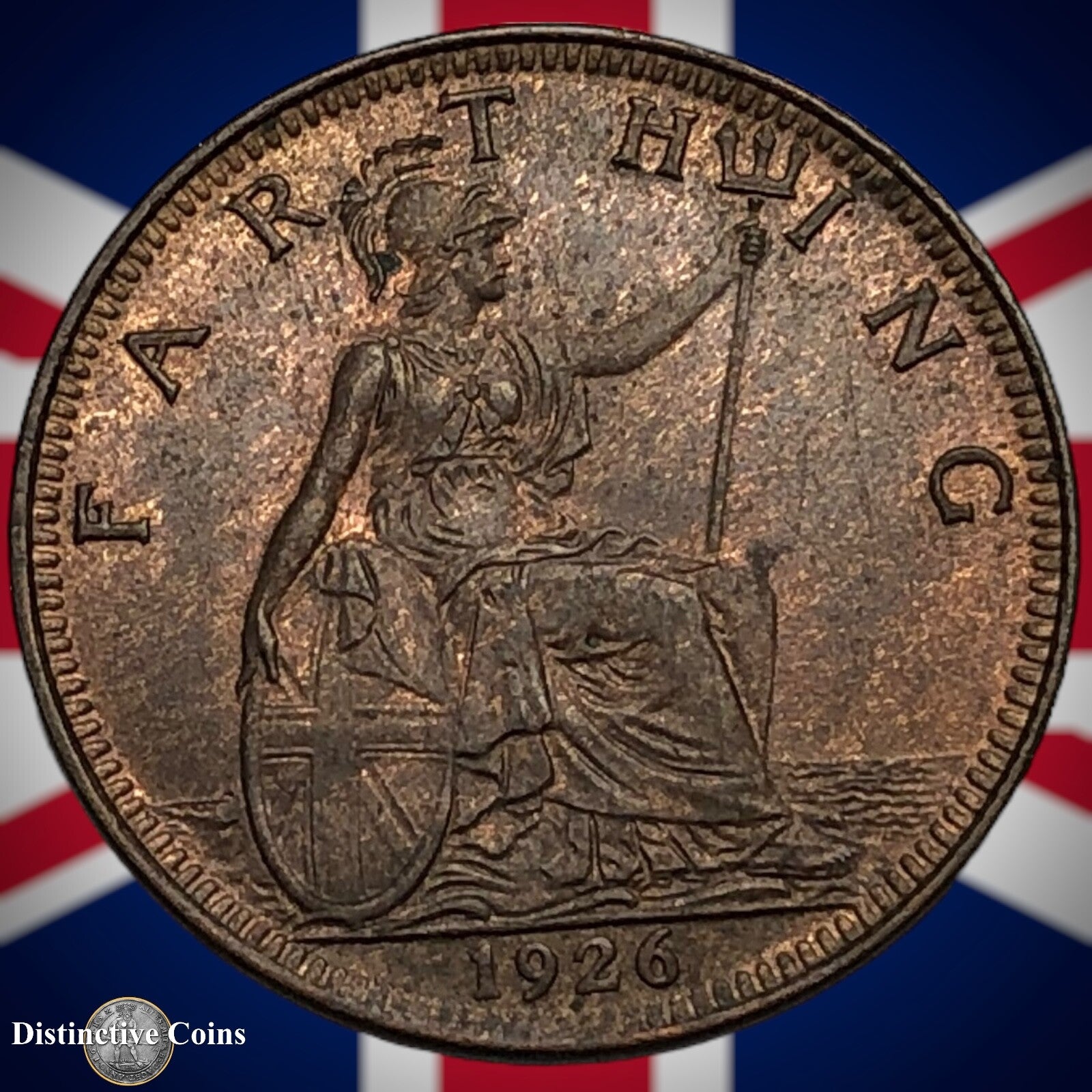 Great Britain 1926 Farthing 1/4d GB4845
