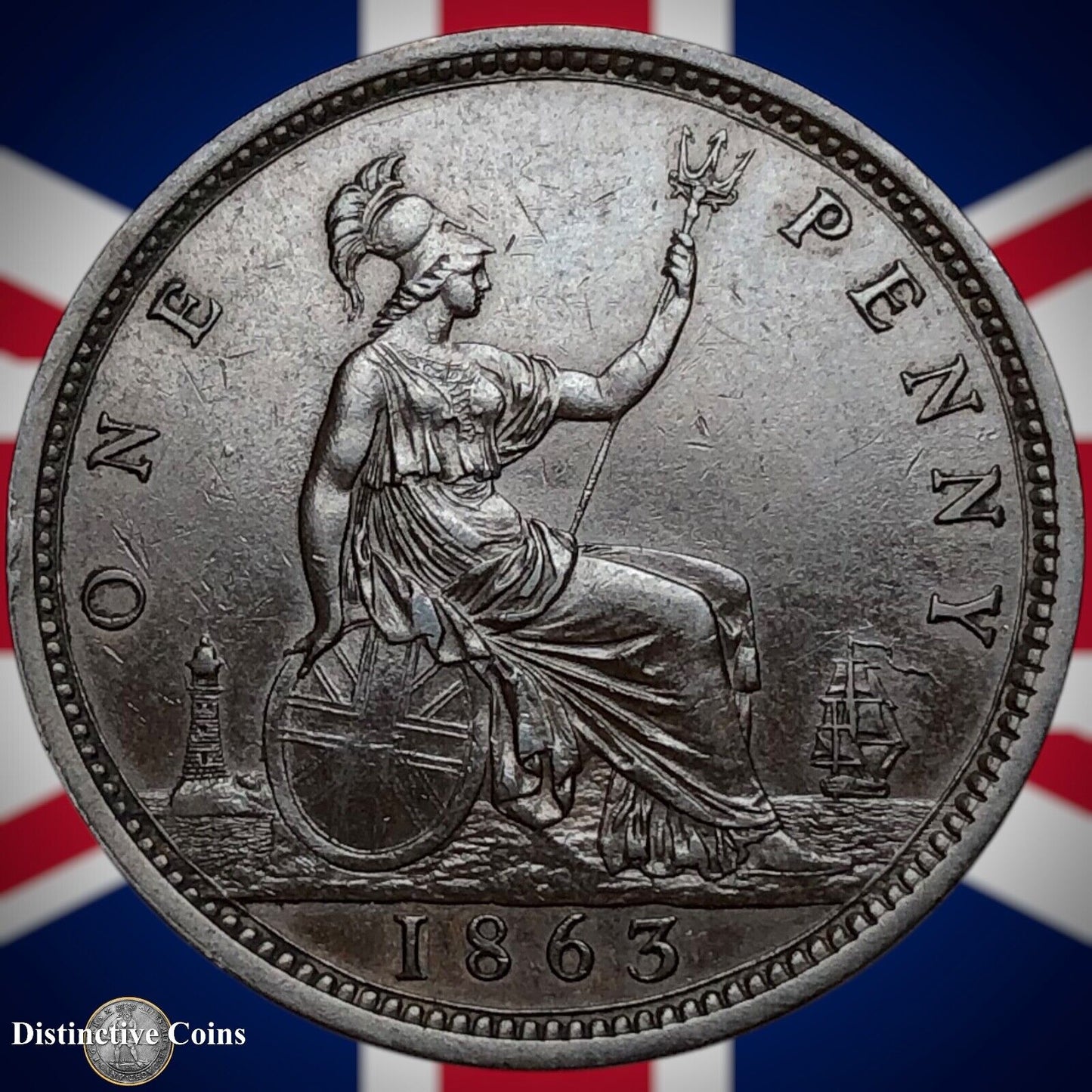 Great Britain 1863 Penny 1d GB6262