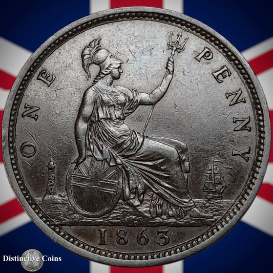 Great Britain 1863 Penny 1d GB6262