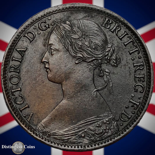 Great Britain 1868 Farthing 1/4d GB3634