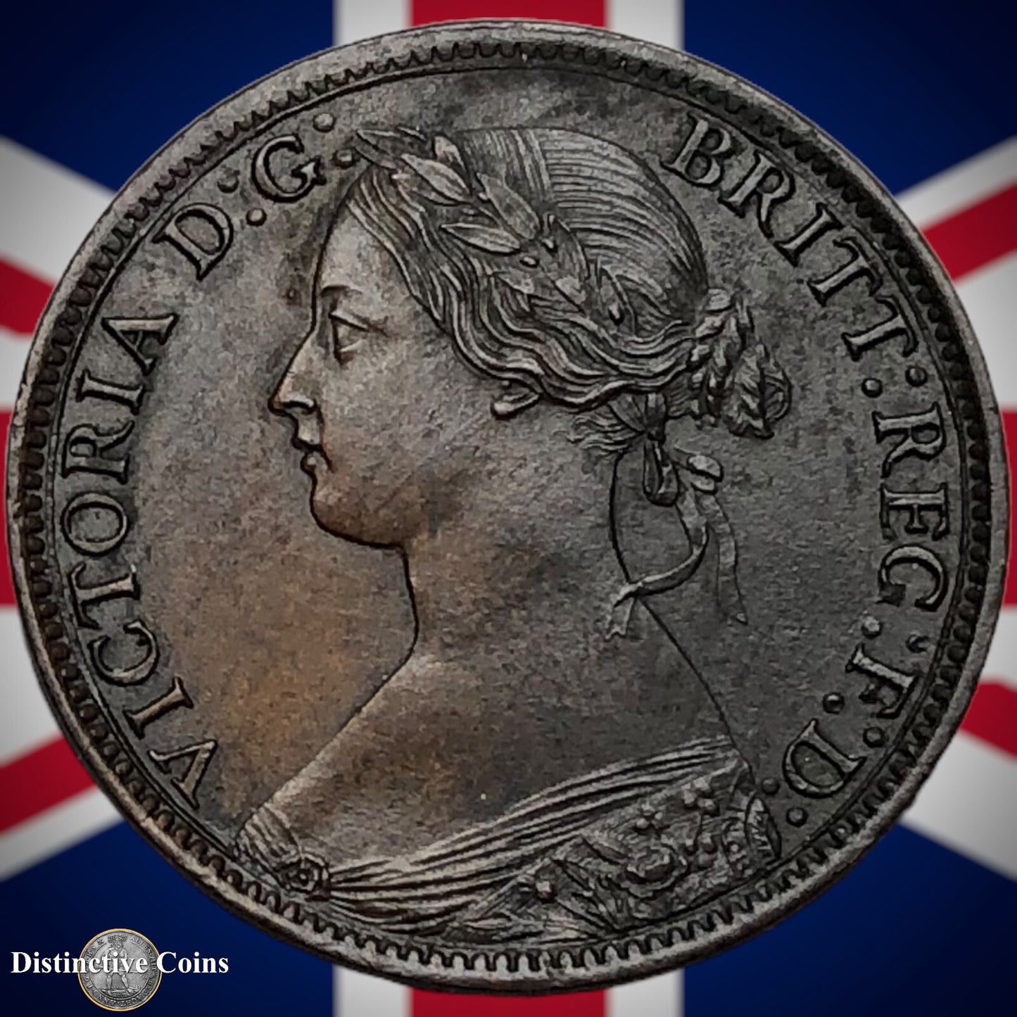 Great Britain 1868 Farthing 1/4d GB3634