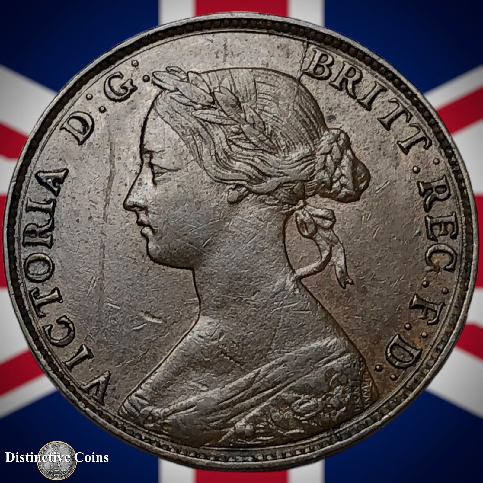 Great Britain 1861 Half Penny 1/2d GB5391