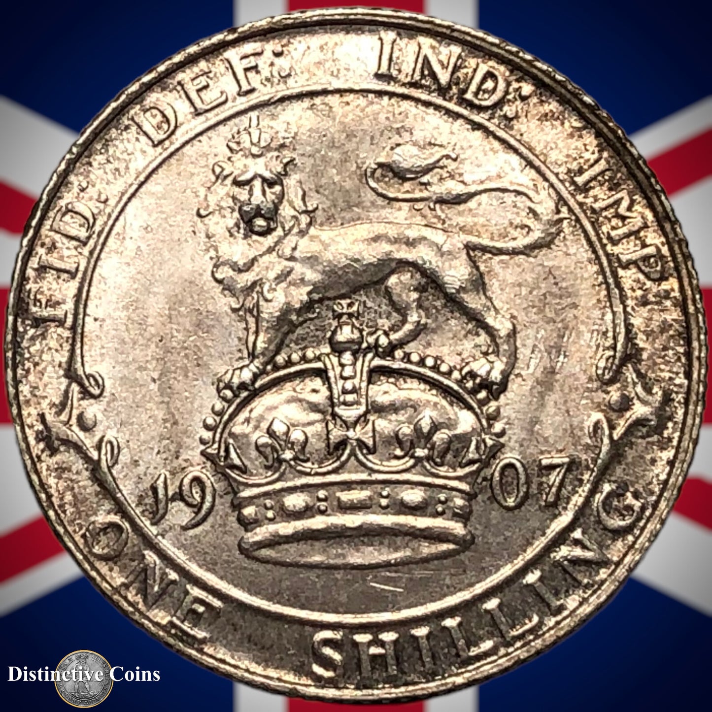 Great Britain 1907 British One Shilling GB0853