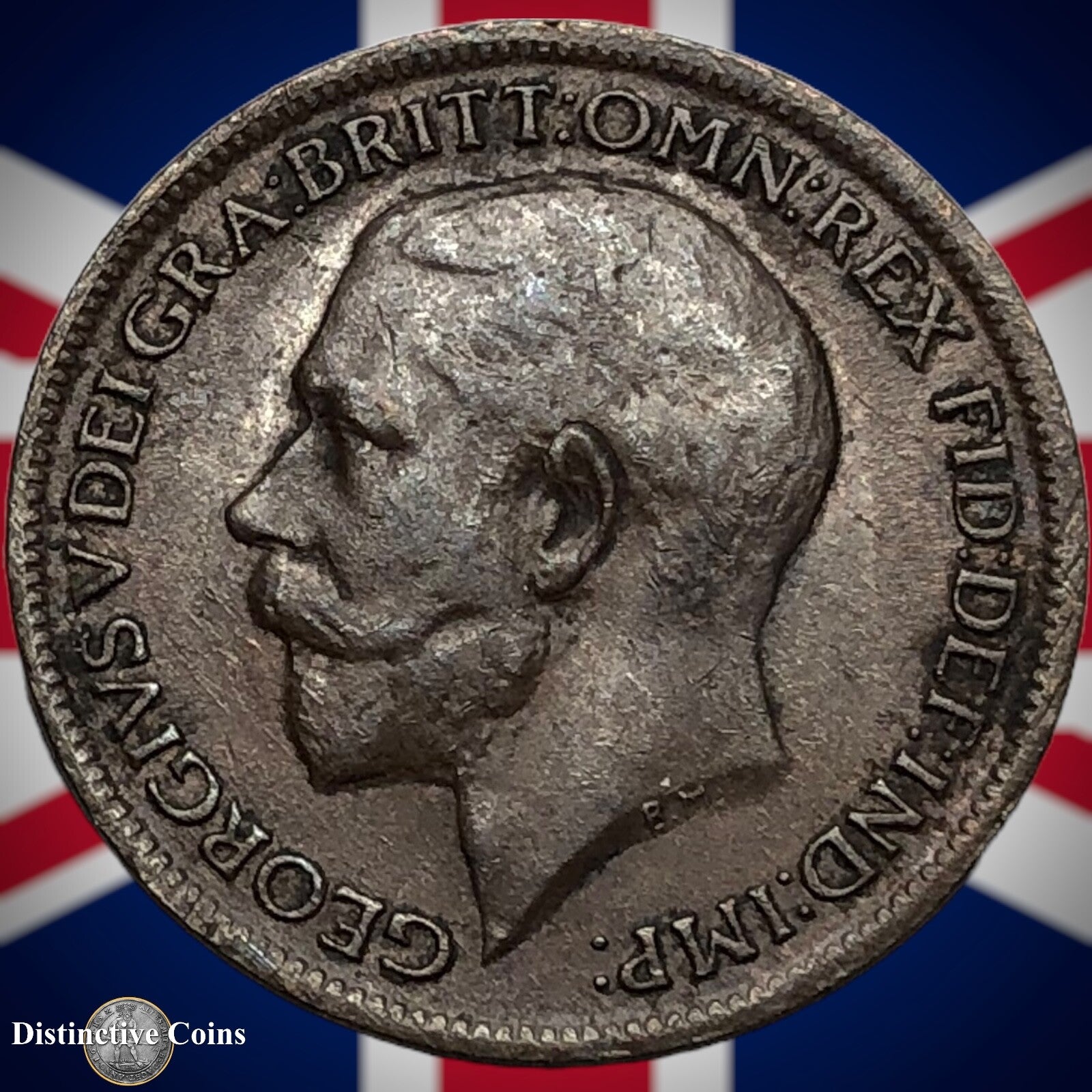 Great Britain 1918 Farthing 1/4d GB4698