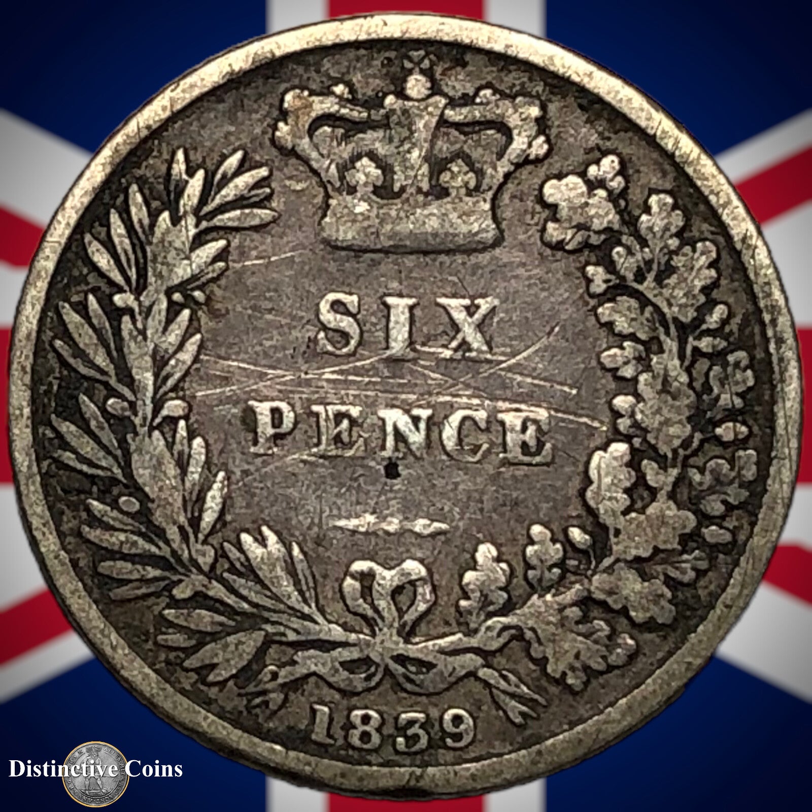 Great Britain 1839 Six Pence GB2582
