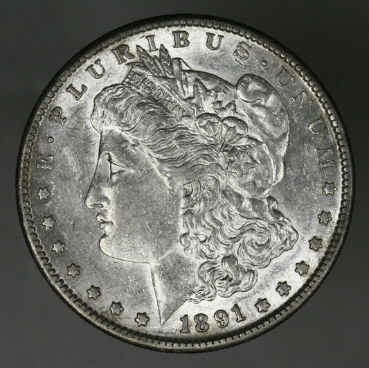 US 1891 S Morgan Dollar  A3095