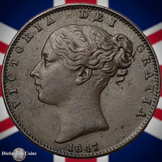 Great Britain 1847 Farthing 1/4d GB3425