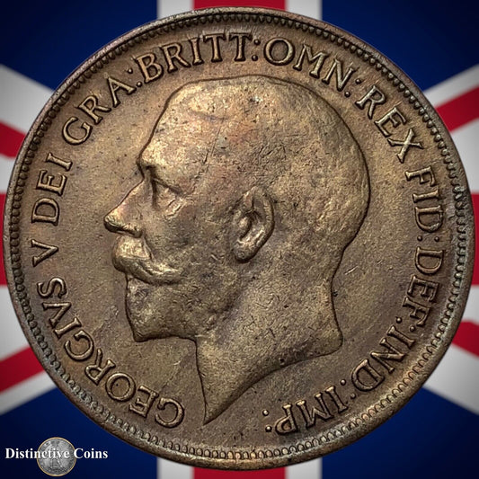 Great Britain 1917 Penny 1d GB6855