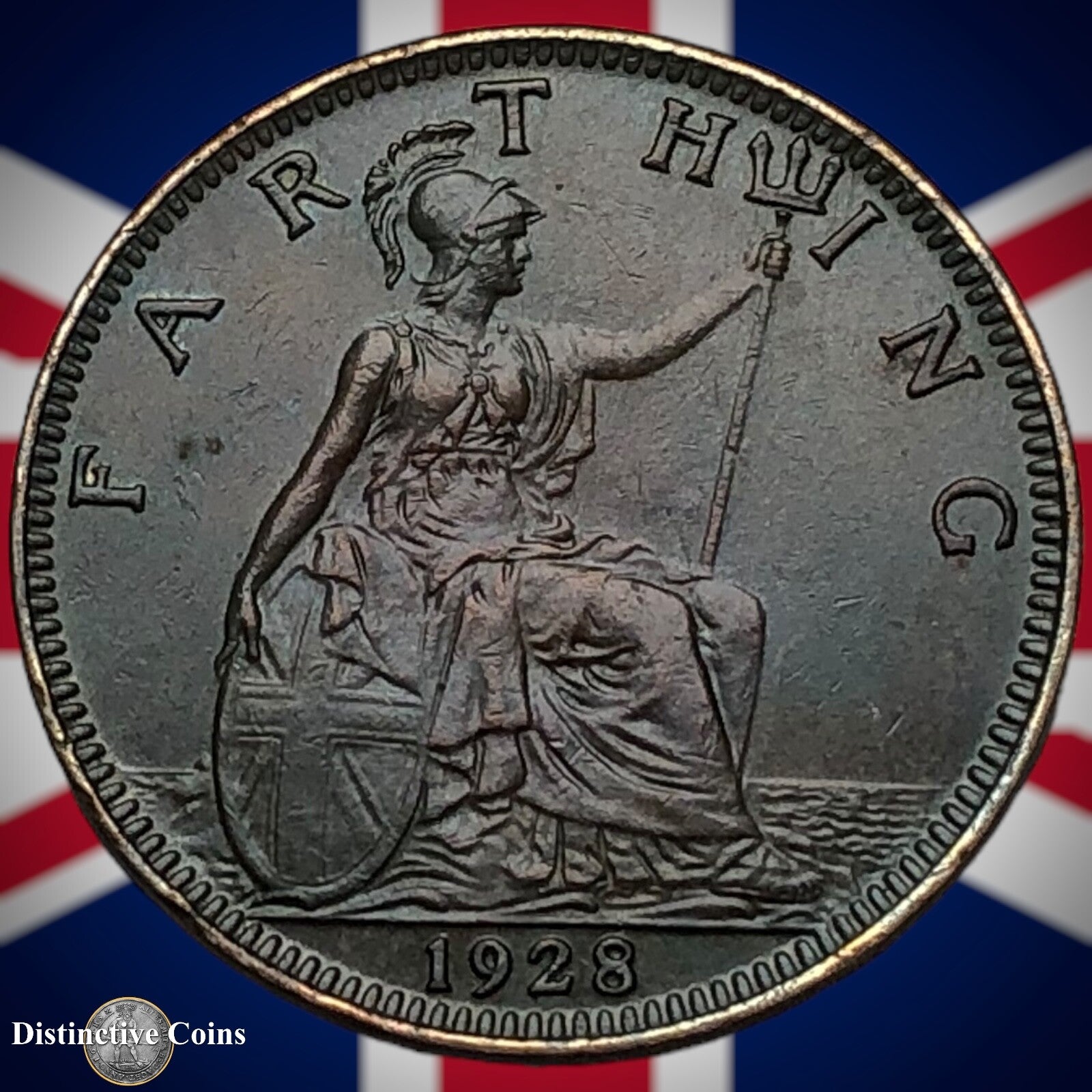 Great Britain 1928 Farthing 1/4d GB4859