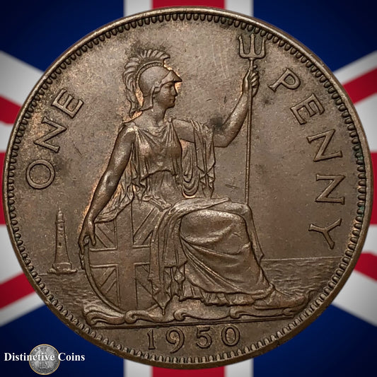 Great Britain 1950 Penny 1d GB7312