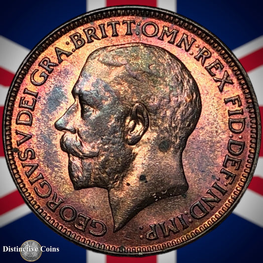 Great Britain 1925 Farthing 1/4d GB4820