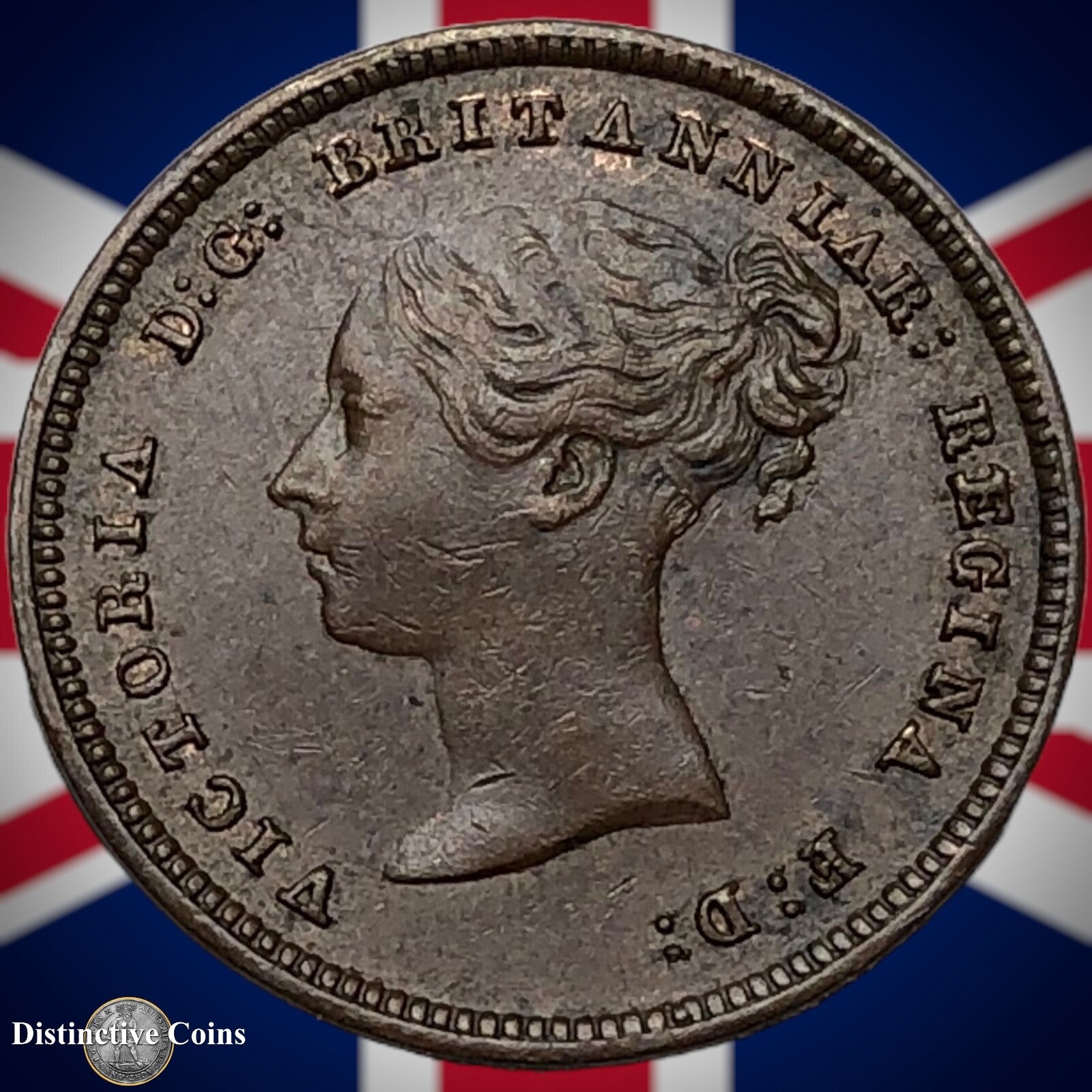 Great Britain 1843 Half Farthing 1/2 Penny GB3068