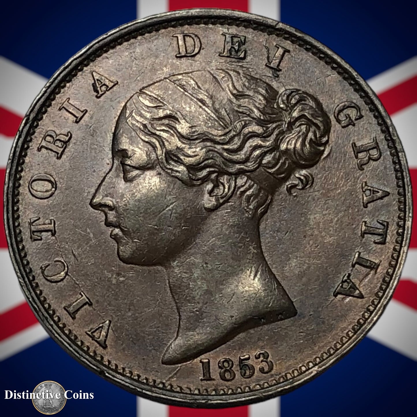 Great Britain 1853 Half Penny 1/2d GB5272