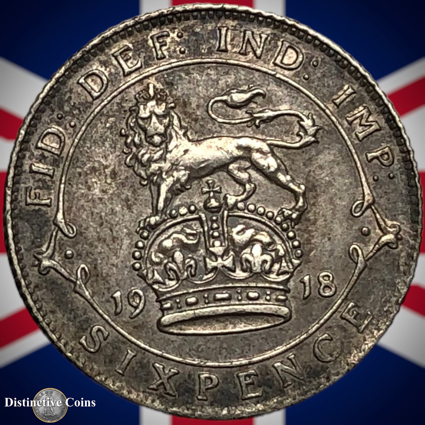 Great Britain 1918 Six Pence GB1613