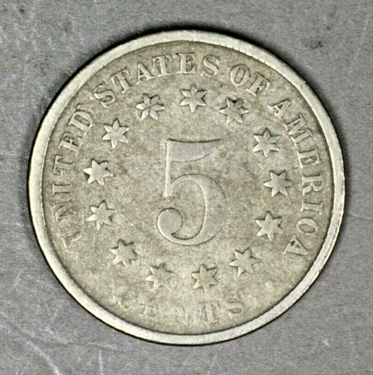 US 1882 Shield Nickel  A3055