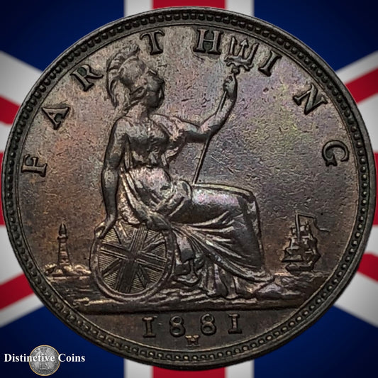 Great Britain 1881 H Farthing 1/4d GB3994