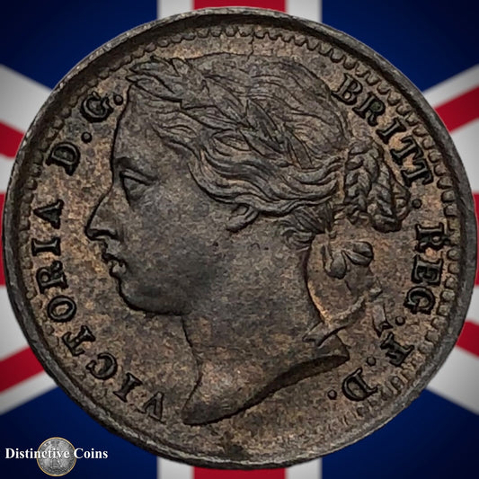Great Britain 1881 Third Farthing 1/3 Penny GB3019
