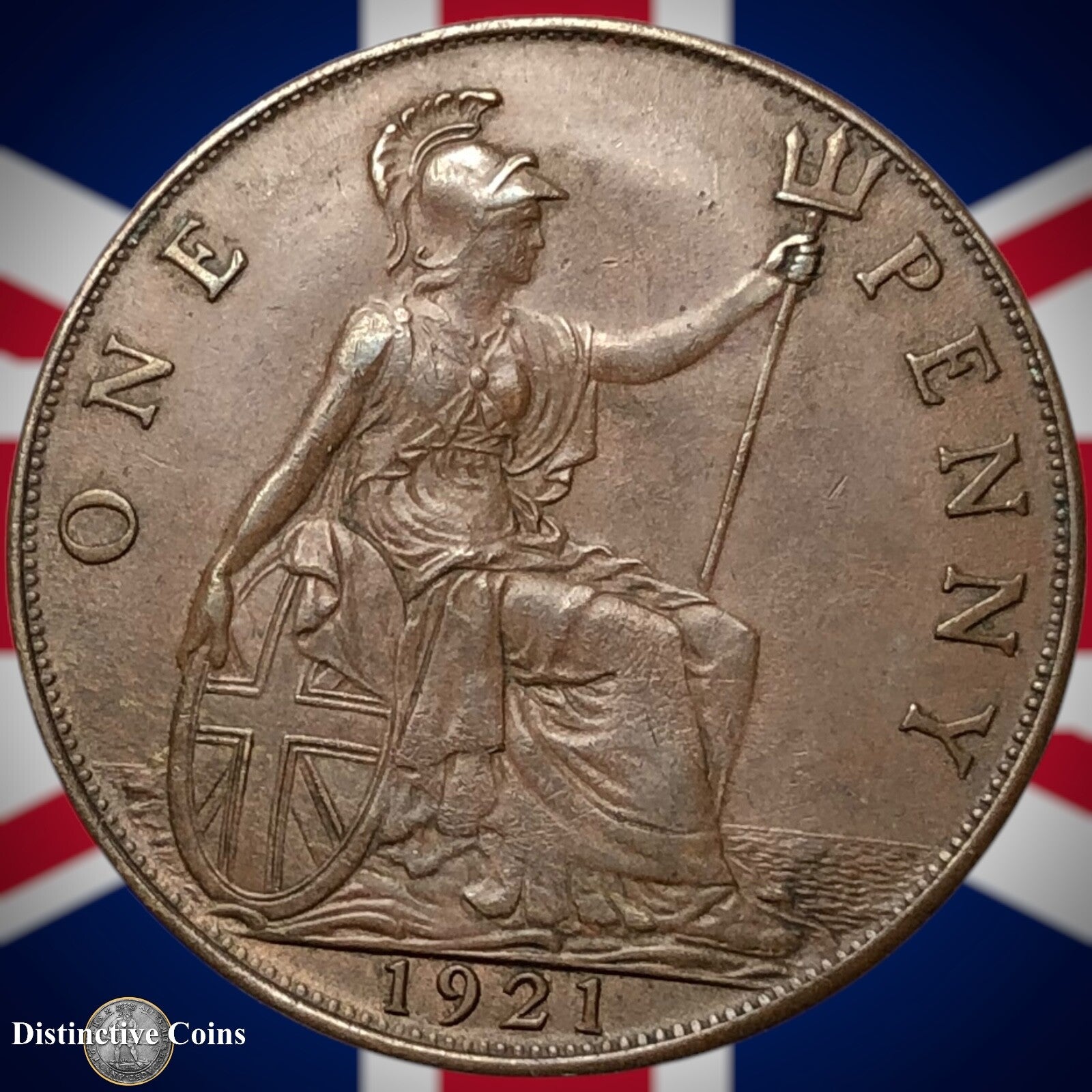 Great Britain 1921 Penny 1d GB6986