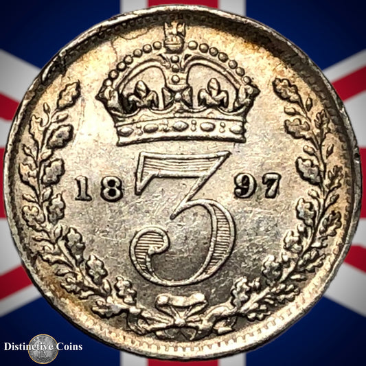 Great Britain 1897 Three Pence GB2046