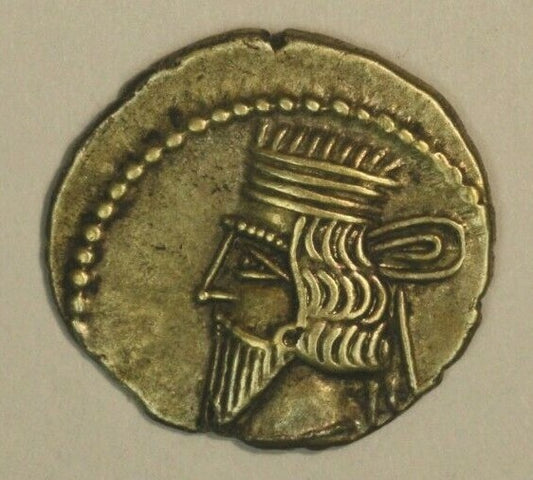 105-147 AD Parthian Kingdom Silver Drachma Vologases III C011