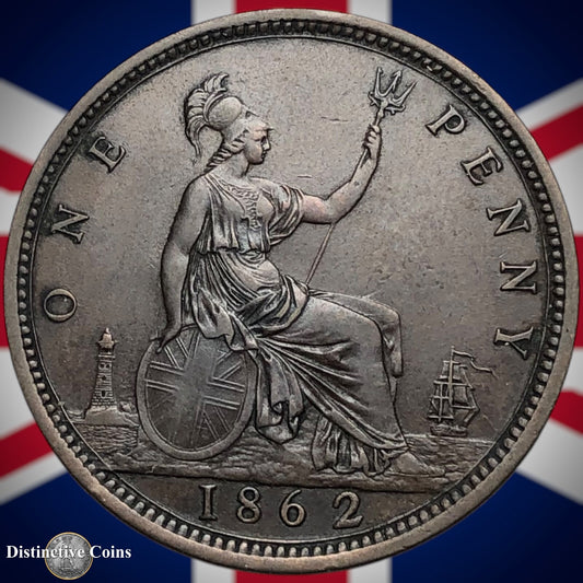Great Britain 1862 Penny 1d GB6226
