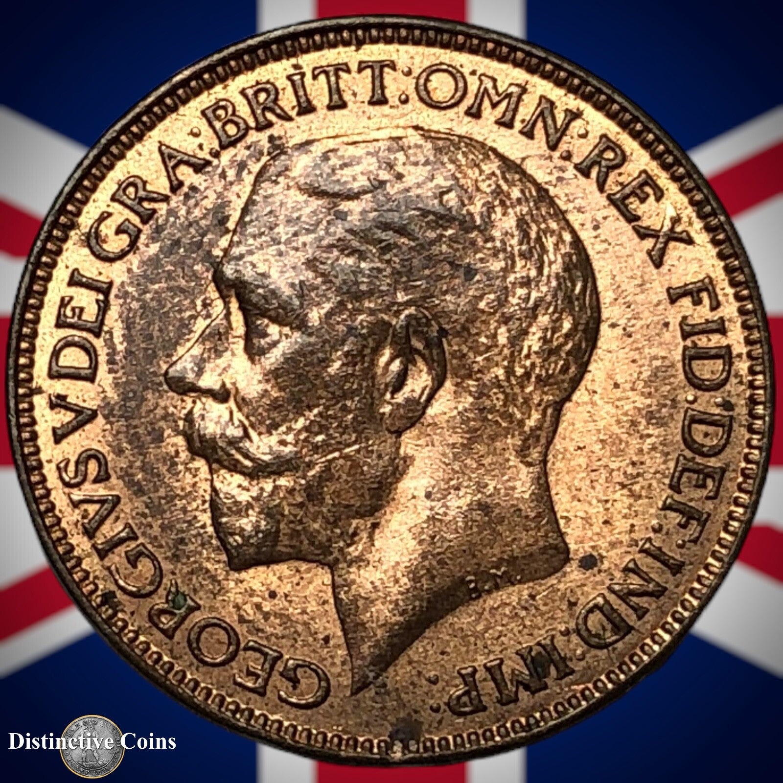 Great Britain 1925 Farthing 1/4d GB4819