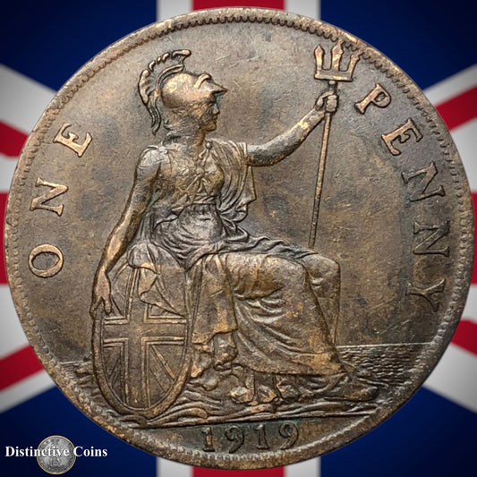 Great Britain 1919 Penny 1d GB6903