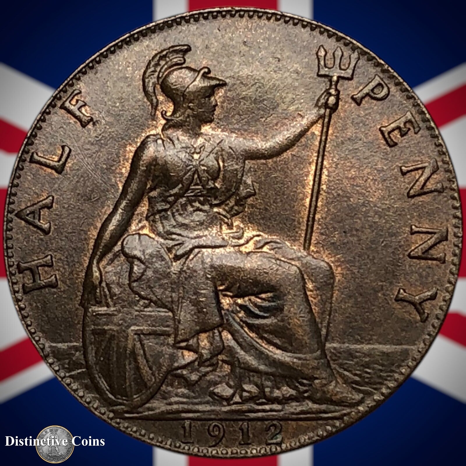 Great Britain 1912 Half Penny 1/2d GB5844