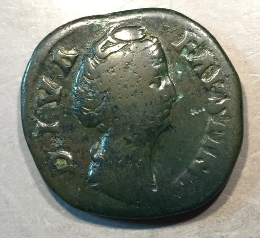 ANCIENT ROME  Faustina Senior Sesturtius Rome Mint   #A459