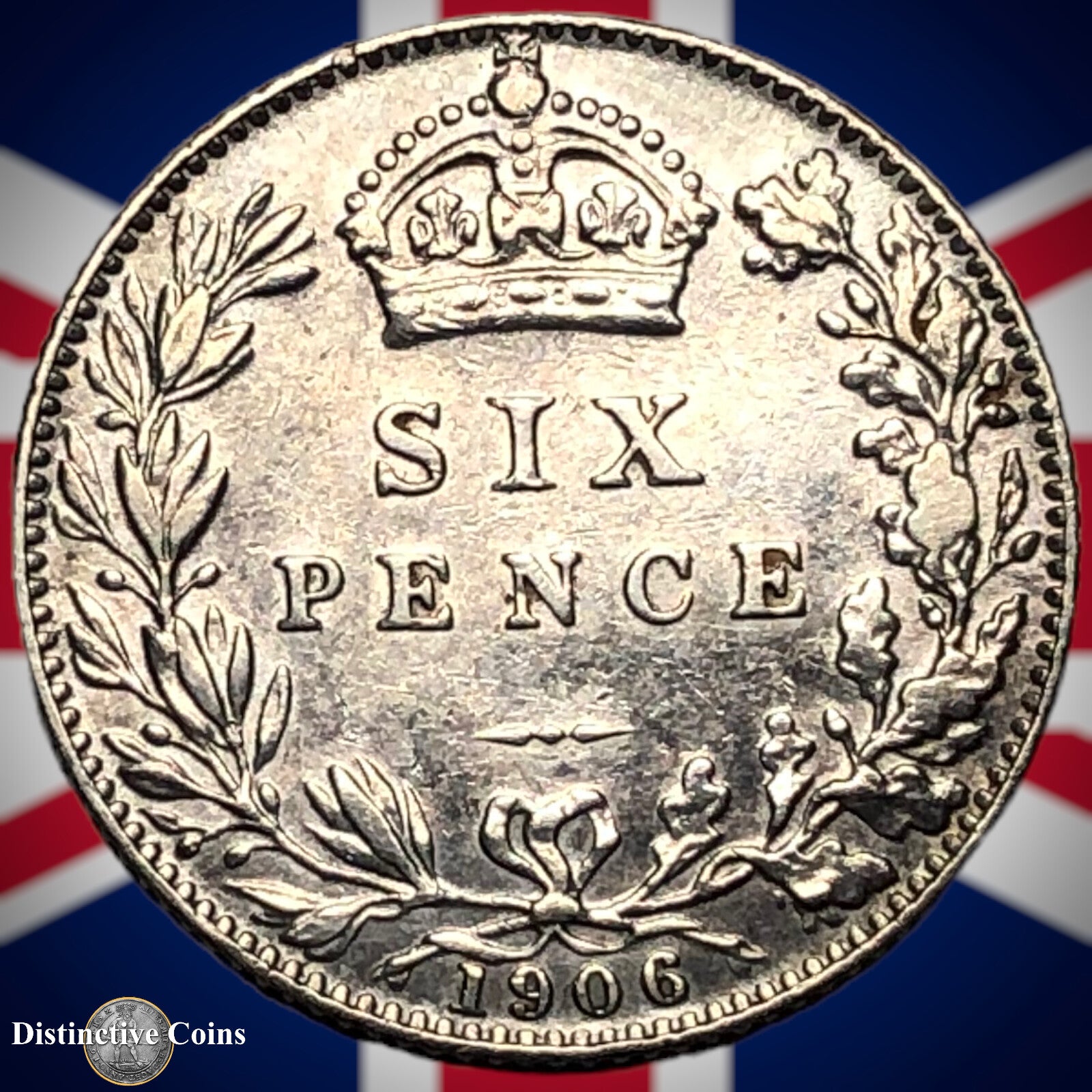 Great Britain 1906 Six Pence GB1535