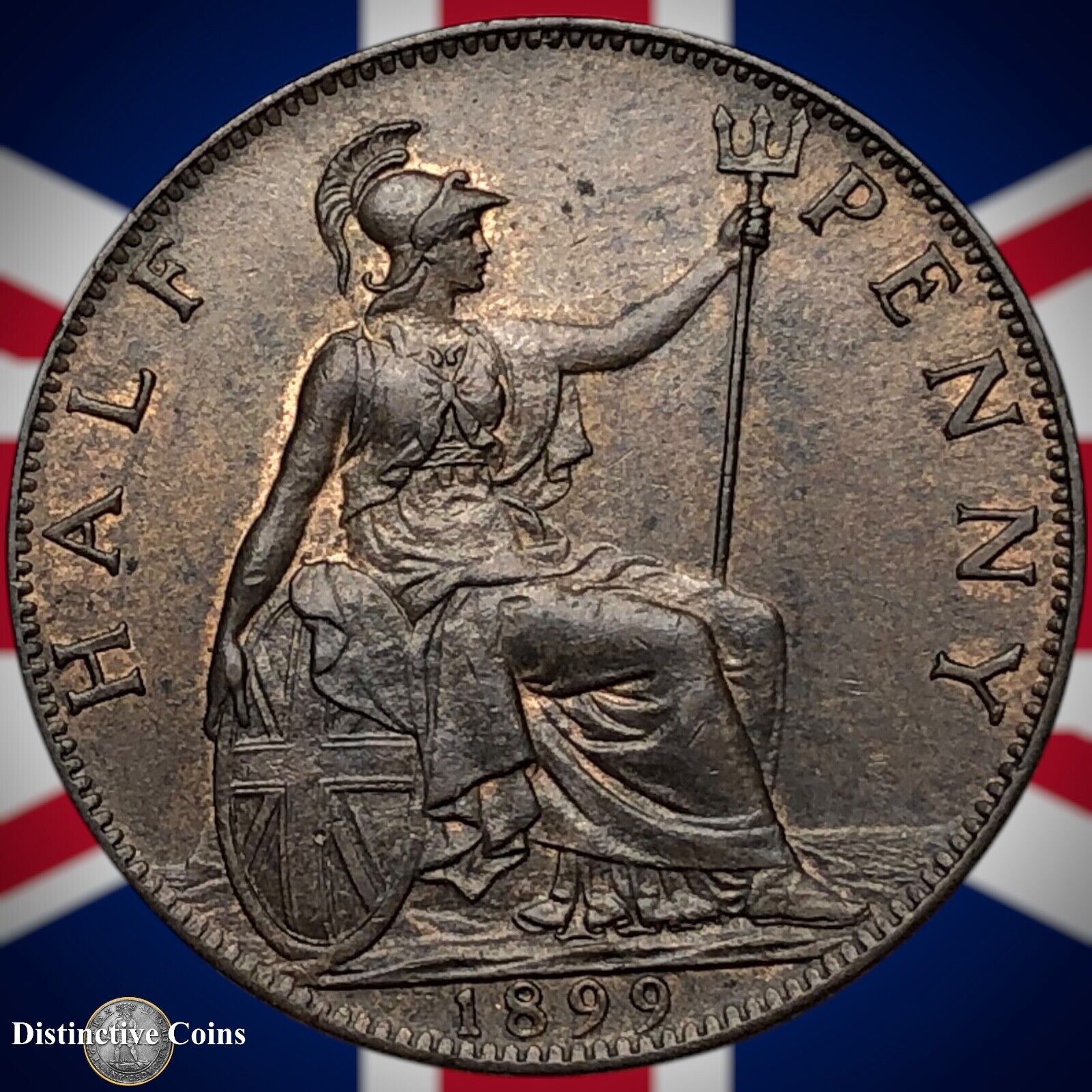 Great Britain 1899 Half Penny 1/2d GB5742