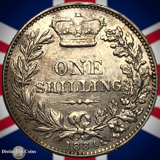 Great Britain 1884 British One Shilling GB0445