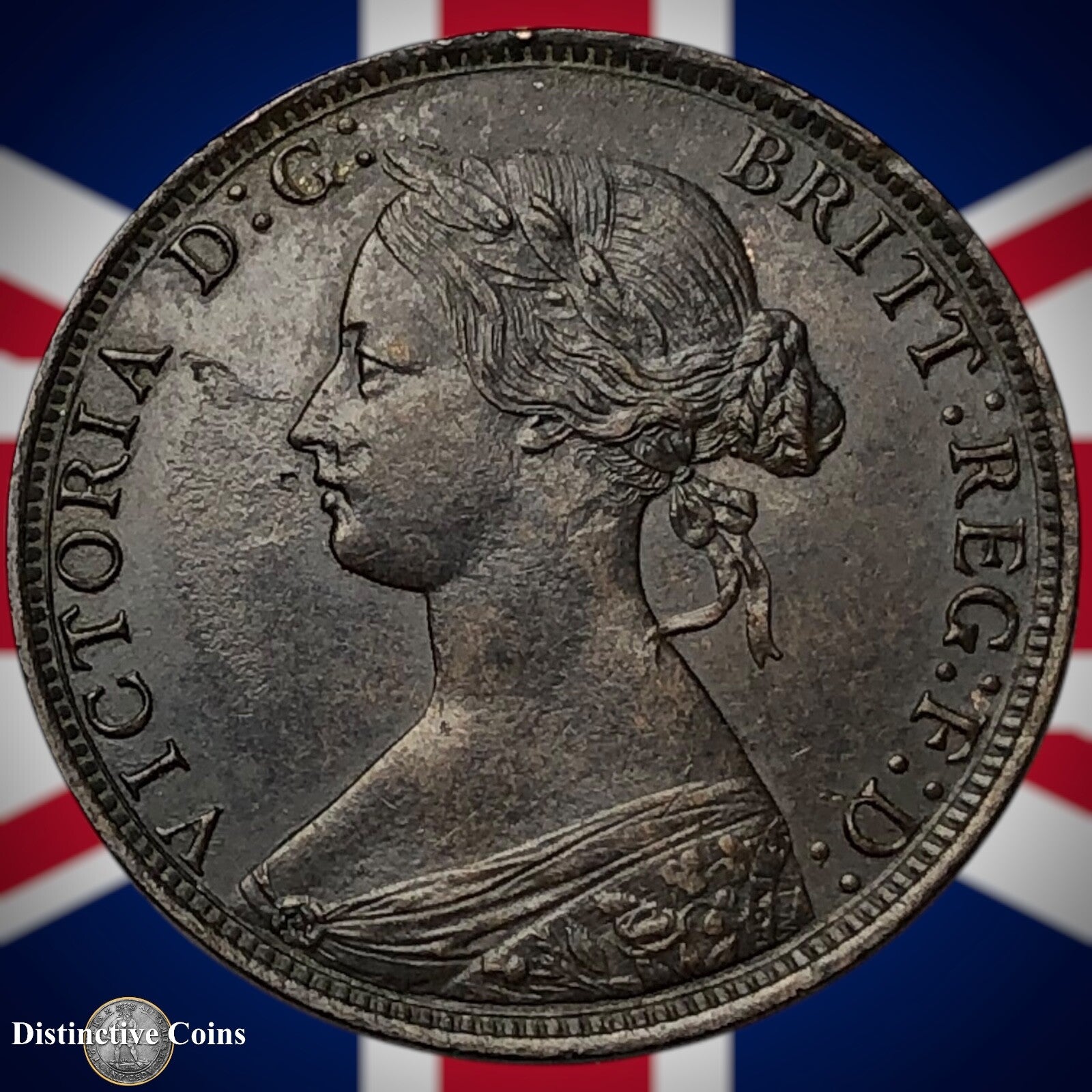 Great Britain 1866 Half Penny 1/2d GB5486