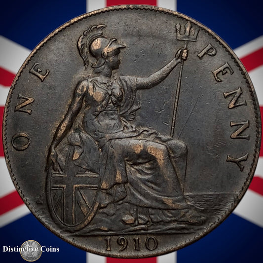 Great Britain 1910 Penny 1d GB6721