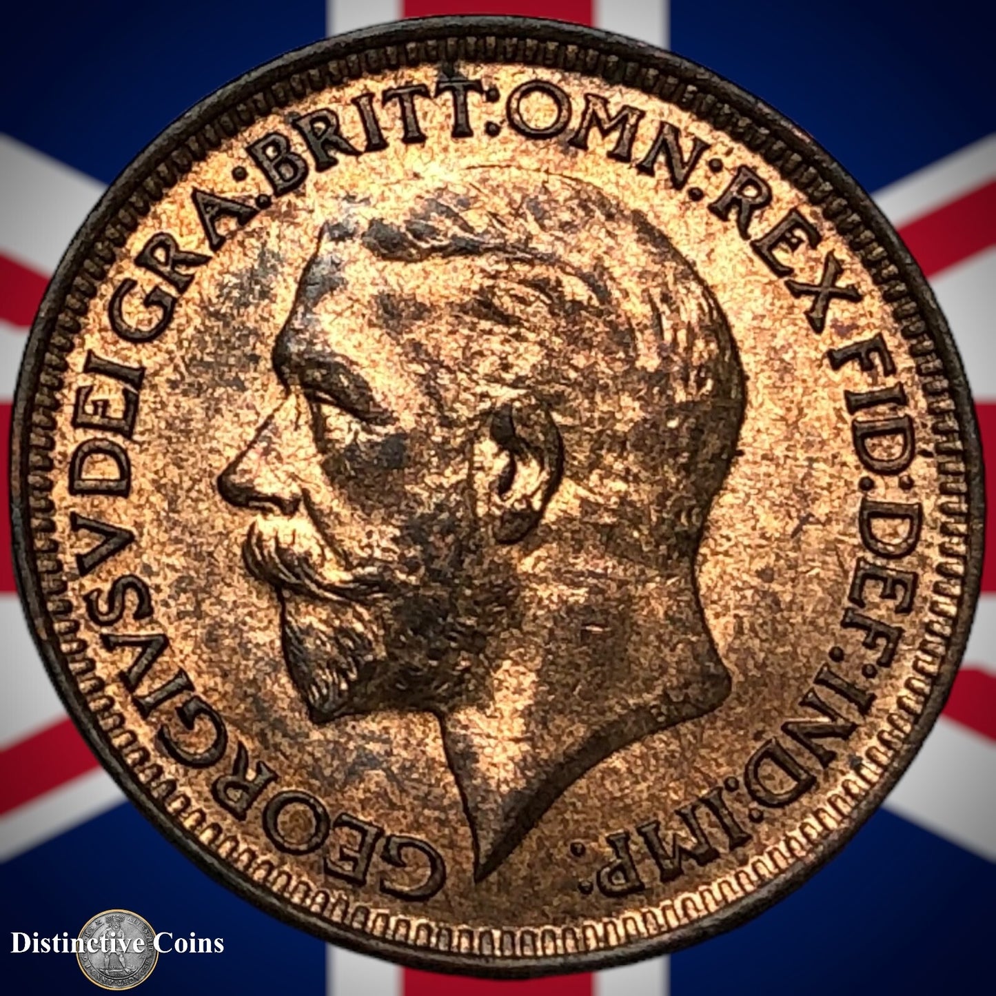 Great Britain 1929 Farthing 1/4d GB4873