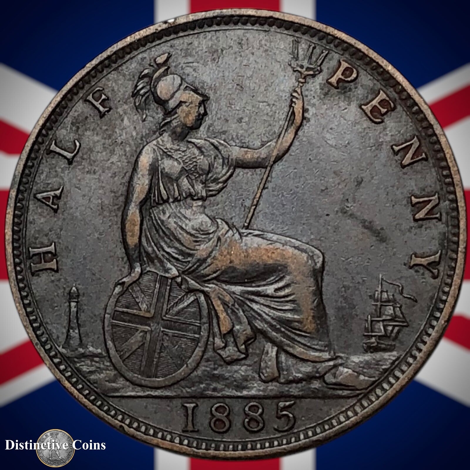 Great Britain 1885 Half Penny 1/2d GB5568