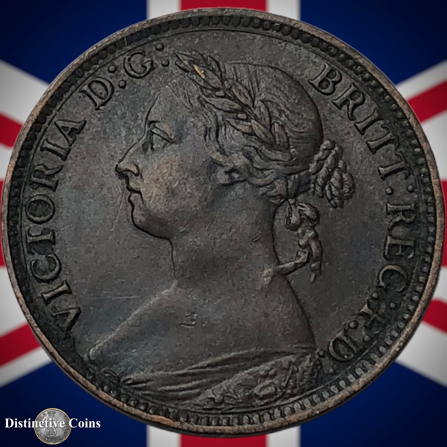 Great Britain 1886 Farthing 1/4d GB4194