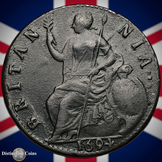 Great Britain 1694 Half Penny 1/2d GB5013