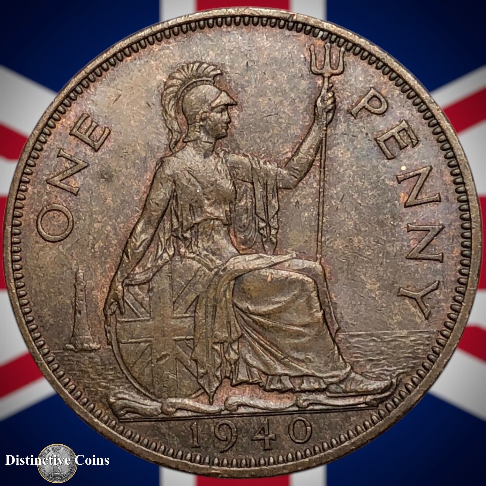 Great Britain 1940 Penny 1d GB7227
