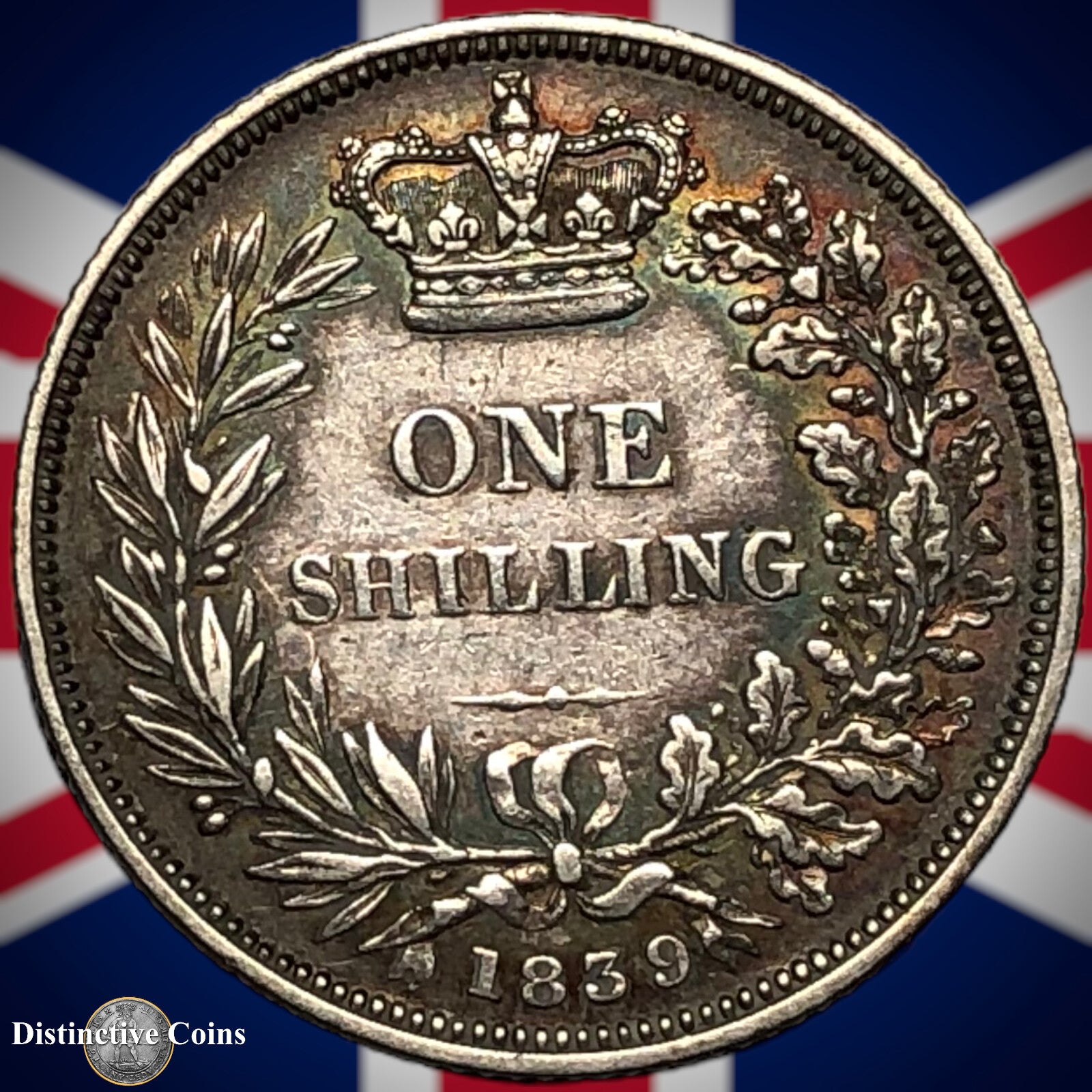 Great Britain 1839 British One Shilling GB0153