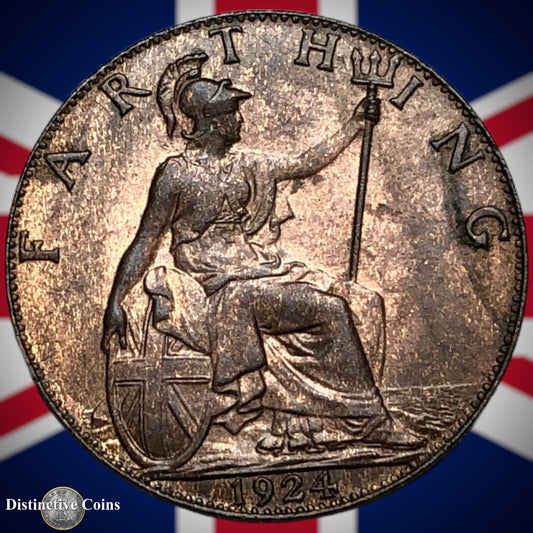 Great Britain 1925 Farthing 1/4d GB4814