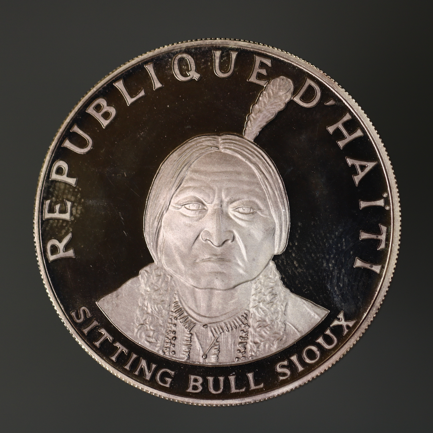 Haiti 1971 10 Gourdes Sitting Bull Sioux A3471