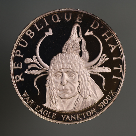 Haiti 1971 10 Gourdes War Eagle Yankton Sioux A3473