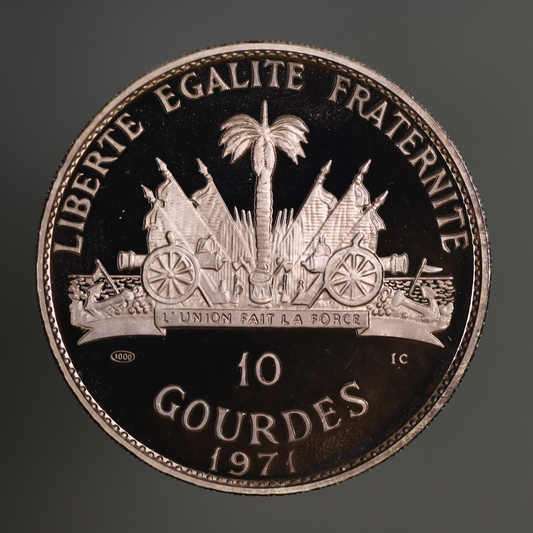 Haiti 1971 10 Gourdes War Eagle Yankton Sioux A3473