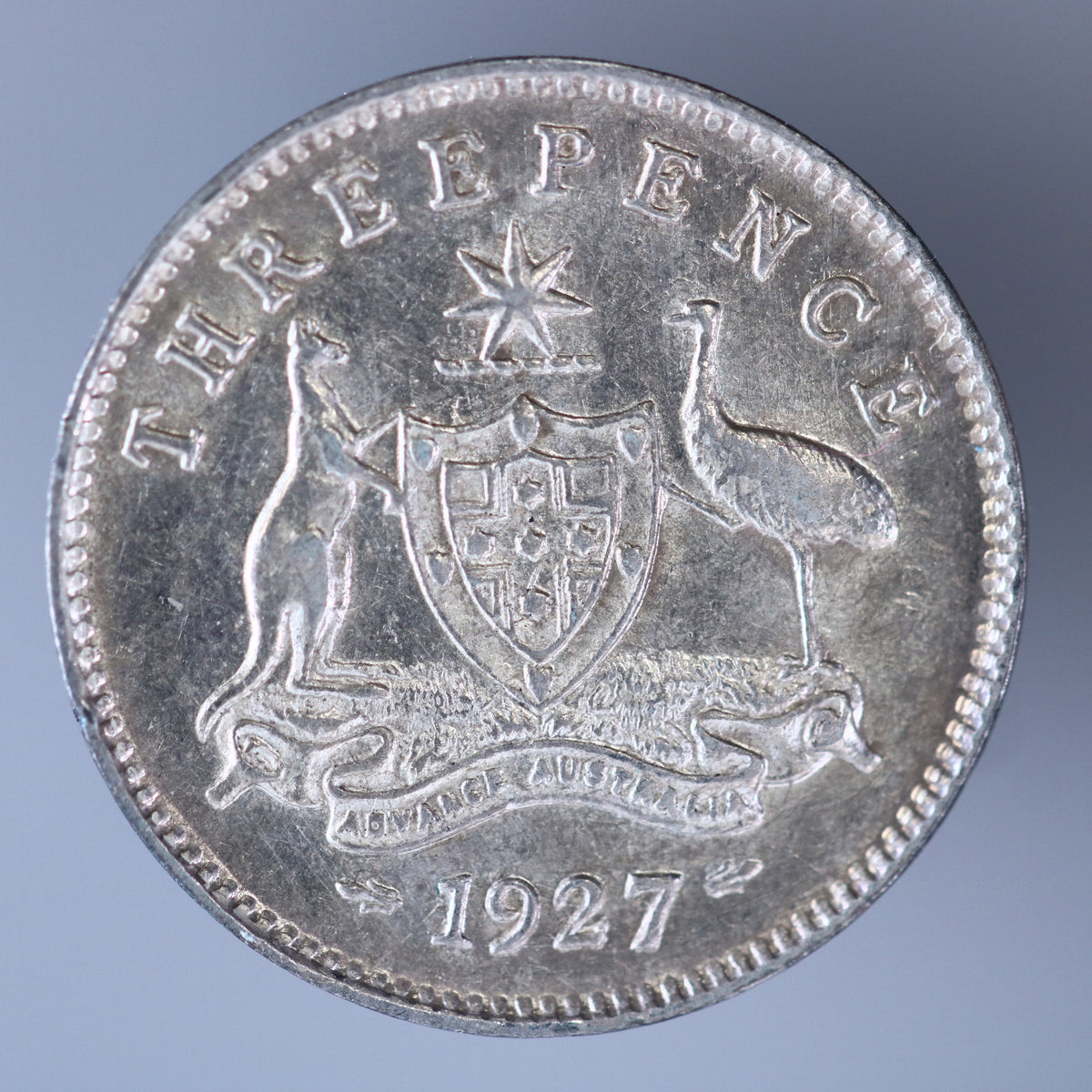 Australia 1927 M Threepence A3593