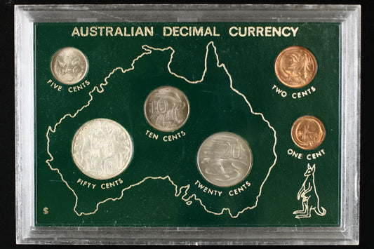 Australia 1966 Decimal Currency Coin Set C002
