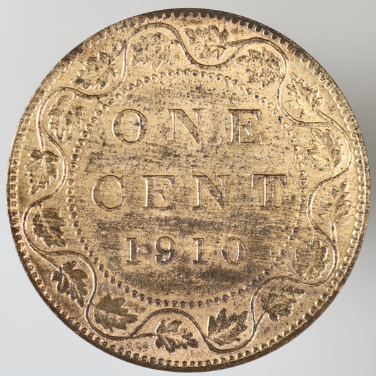 Canada 1910 Large 1 Cent A3597