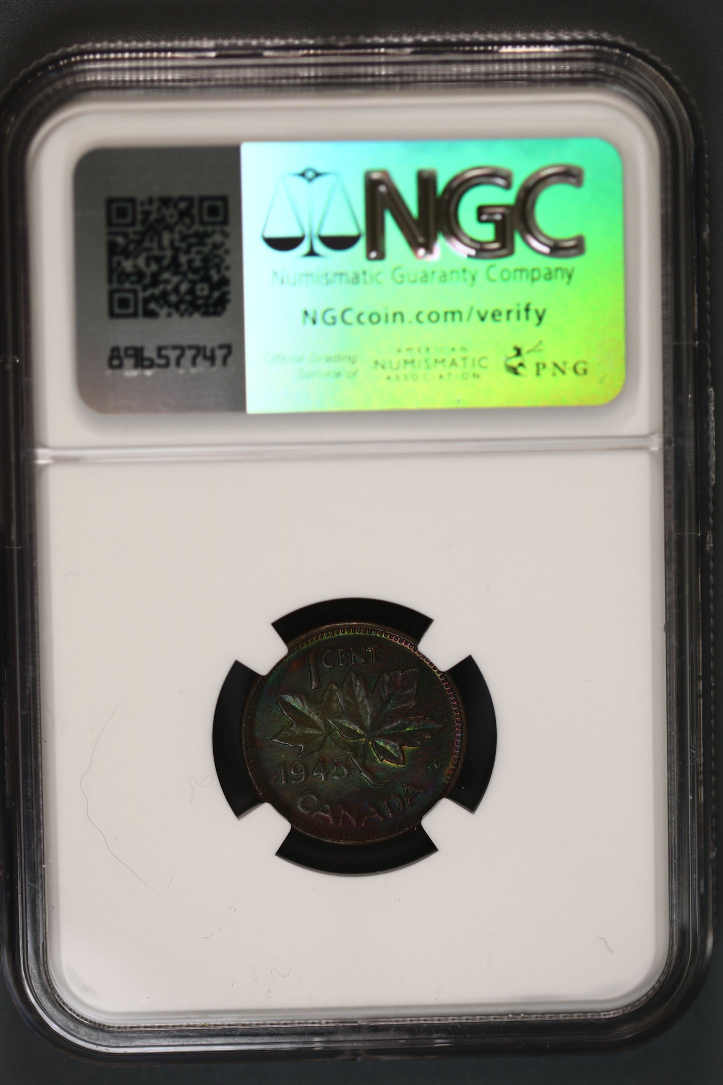 Canada 1945 1 Cent MS-64 S792