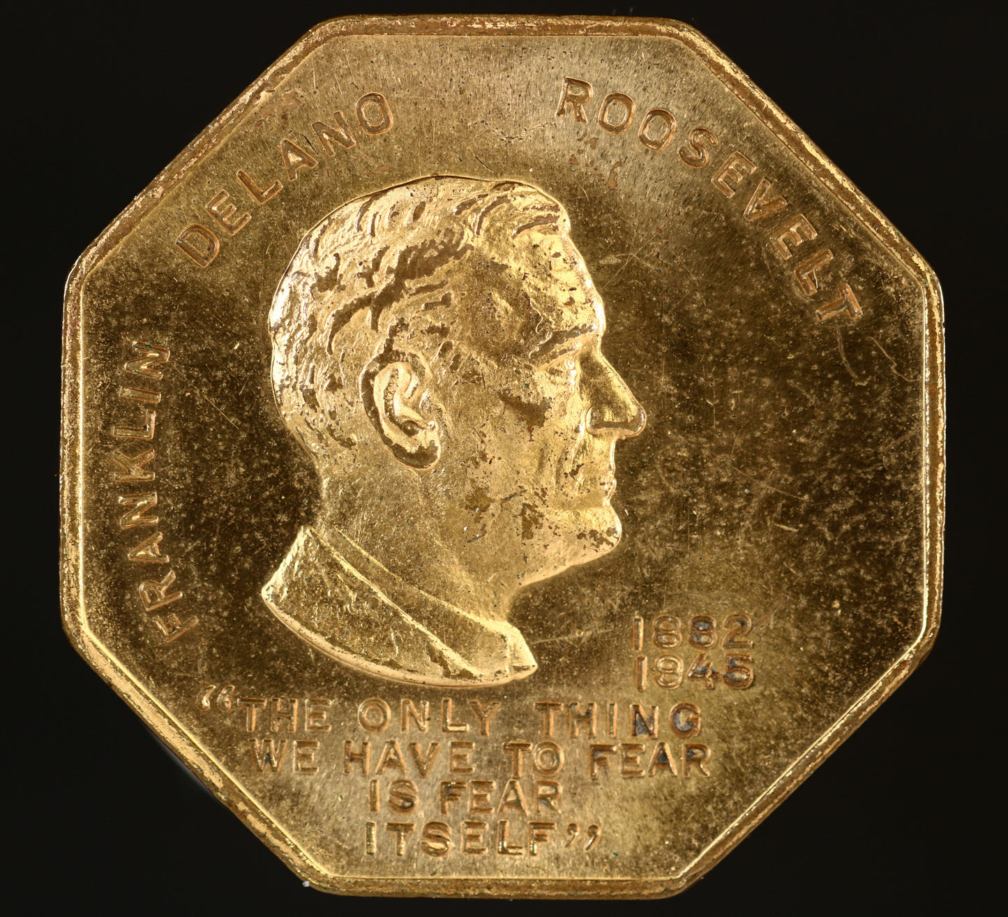 US  Franklin D. Roosevelt Commemorative Token A3494