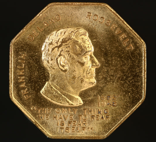 US  Franklin D. Roosevelt Commemorative Token A3494